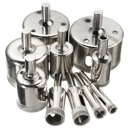 گردبر شیشه و سرامیک ابزاری با دندانههای الماسی برای سوراخکاری دقیق روی سطوح سخت با خنککاری آب و نصب روی دریل است.