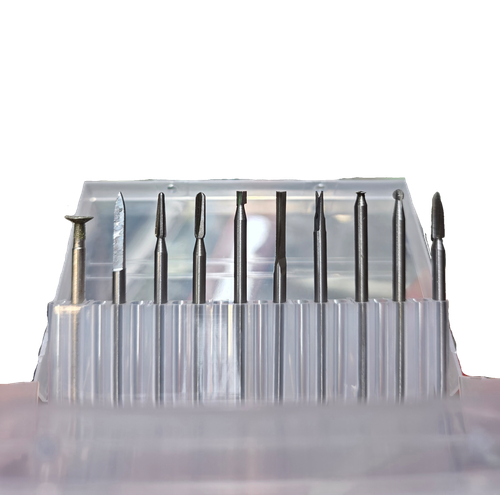 ست ۱۰ عددی چوبساب ظریفکاری مینیاتوری شامل سریهای متنوع است که برای پرداخت، فرمدهی و صافکاری دقیق چوب